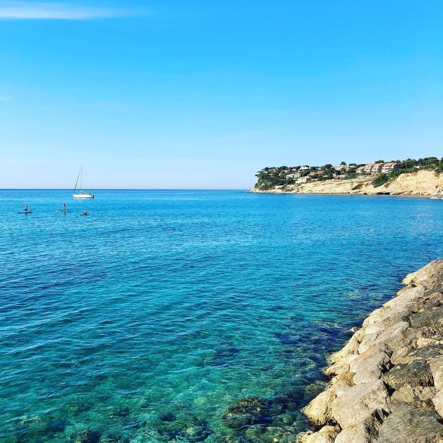 200M De La Plage ,3Mn Du Port A 50M Du Centre Ville Carry-le-Rouet Buitenkant foto